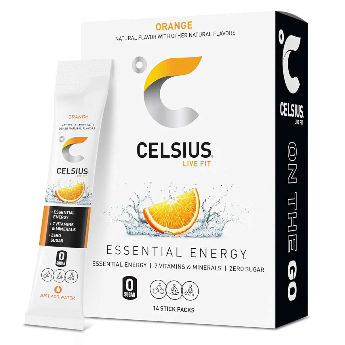 Celsius On-The-Go Powder Sticks — 14 Sticks per Pack