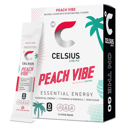 Celsius On-The-Go Powder Sticks — 14 Sticks per Pack