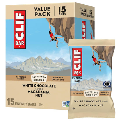 CLIF BAR 클리프 바 에너지 프로틴 바 — 68g (2.4 oz) × 15바