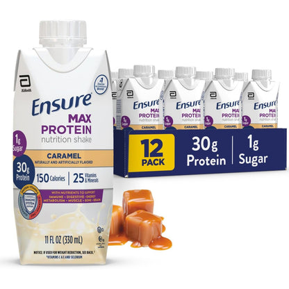 Ensure Max Protein Shake — 11 fl oz (325mL) × 12 Bottles