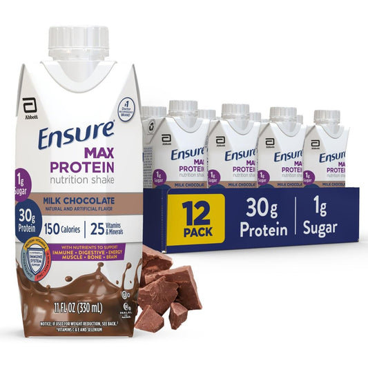 Ensure 엔슈어 맥스 프로틴 셰이크 — 325mL (11 fl oz) × 12병