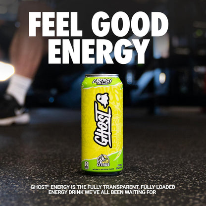 GHOST Citrus Energy Drink — 16 fl oz (473mL) × 12 Cans