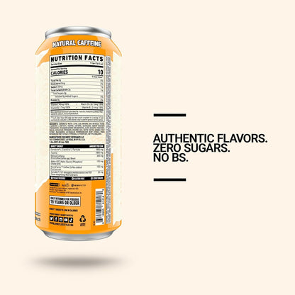 GHOST Orange Cream Energy Drink — 16 fl oz (473mL) × 12 Cans