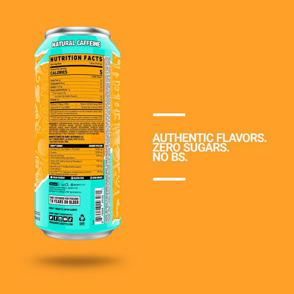 GHOST Tropical Mango Energy Drink — 16 fl oz (473mL) × 12 Cans