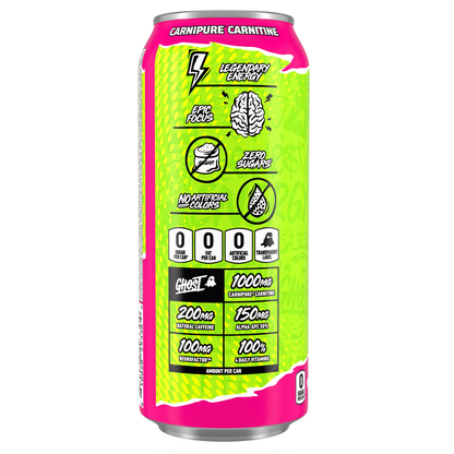 GHOST Warheads Sour Watermelon Energy Drink — 16 fl oz (473mL) × 12 Cans