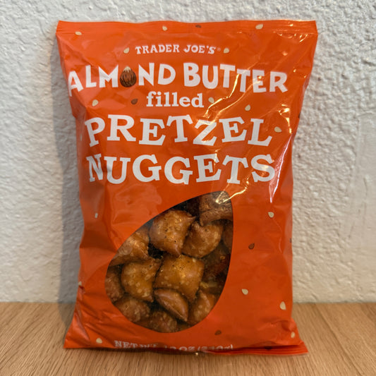 Almond Butter Filled Pretzel Nuggets