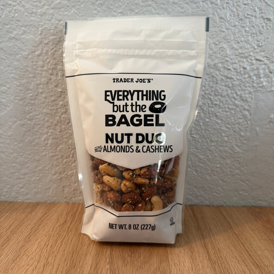 Trader Joe's Everything But the Bagel Nut Duo — Cashews & Almonds