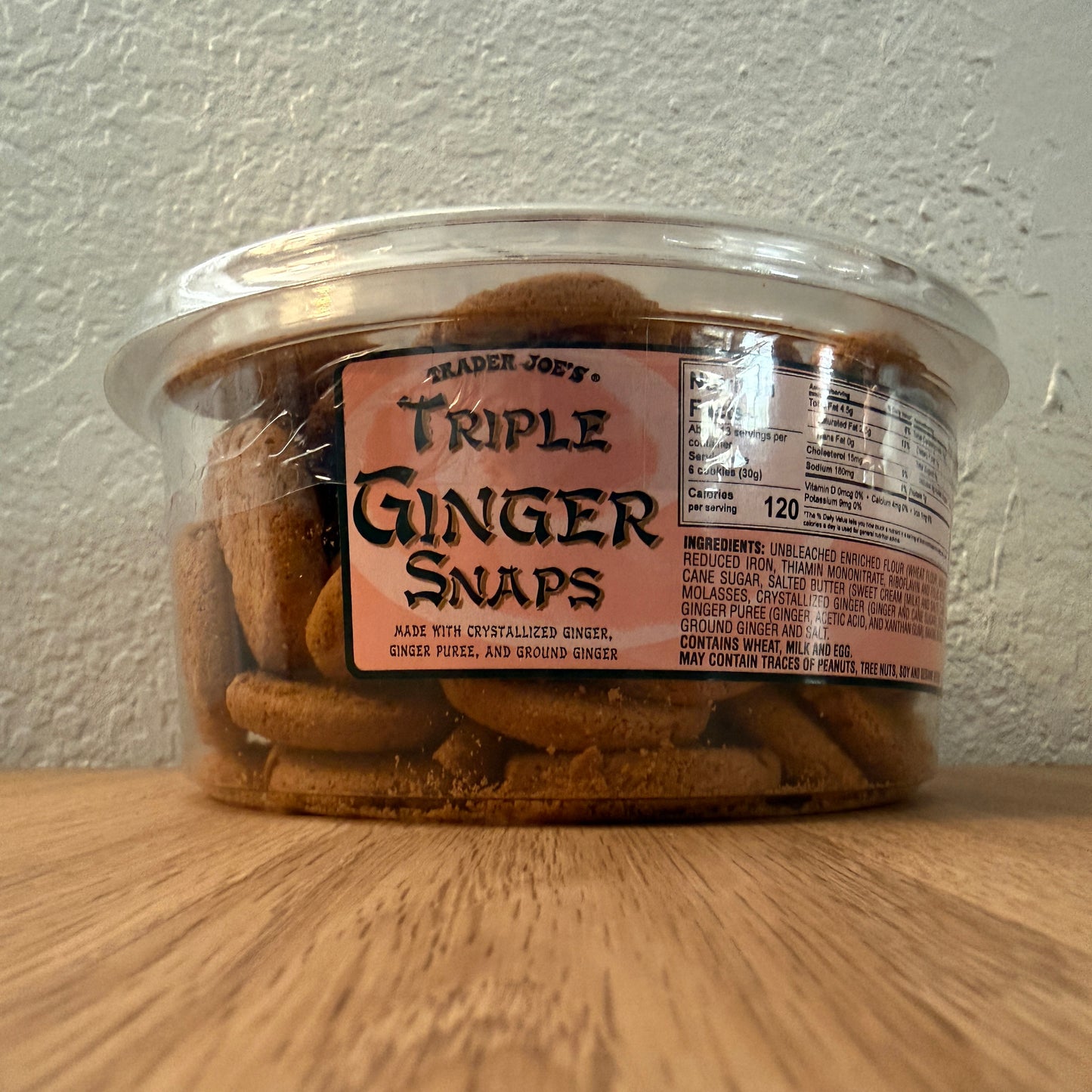 Trader Joe's 트레이더 조 트리플 진저 스냅 — 3가지 형태의 진짜 생강