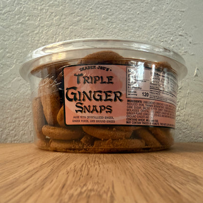 Trader Joe's 트레이더 조 트리플 진저 스냅 — 3가지 형태의 진짜 생강