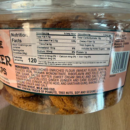 Trader Joe's 트레이더 조 트리플 진저 스냅 — 3가지 형태의 진짜 생강