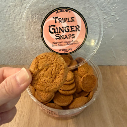 Trader Joe's 트레이더 조 트리플 진저 스냅 — 3가지 형태의 진짜 생강