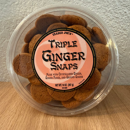 Trader Joe's 트레이더 조 트리플 진저 스냅 — 3가지 형태의 진짜 생강