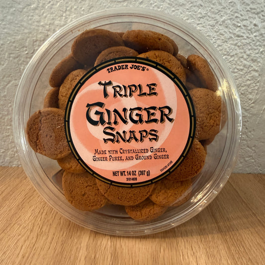 Trader Joe's Triple Ginger Snaps — Three Forms of Real Ginger