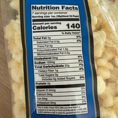 Trader Joe's 트레이더 조 화이트 체다 콘 퍼프 — 진짜 체다, 초경량