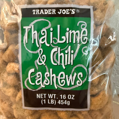 Trader Joe's 트레이더 조 타이 라임 & 칠리 캐슈 — 진짜 라임 & 레몬그라스