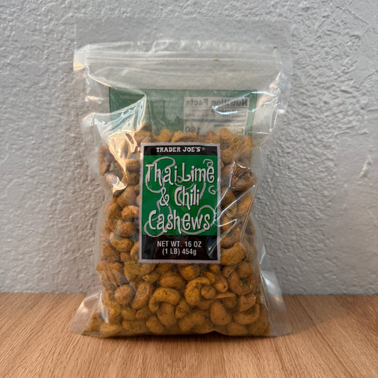 Trader Joe's Thai Lime & Chili Cashews — Real Lime & Lemongrass