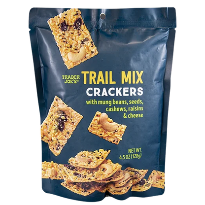 Trader Joe's 트레이더 조 트레일 믹스 크래커 — 감칠맛 시드 & 치즈 블렌드
