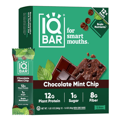 IQBar Protein & Brain Bar — 12 Bars