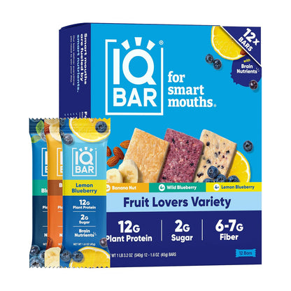 IQBar Protein & Brain Bar — 12 Bars