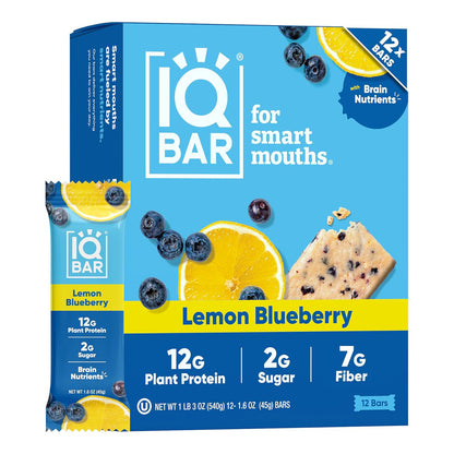 IQBar Protein & Brain Bar — 12 Bars