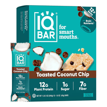 IQBar Protein & Brain Bar — 12 Bars