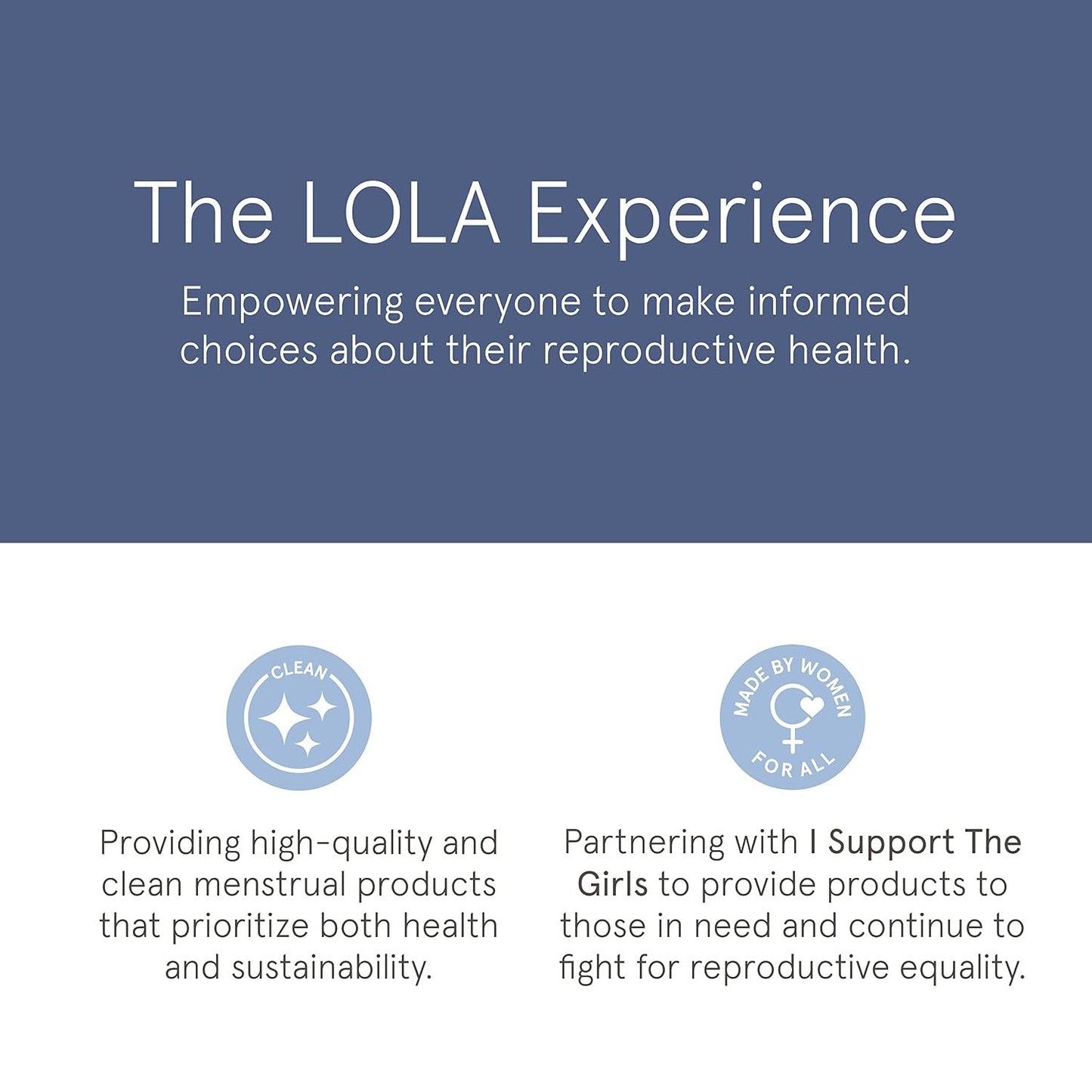 LOLA Organic Cotton Tampons - Light Absorbency - Plastic Applicator - 32 Count