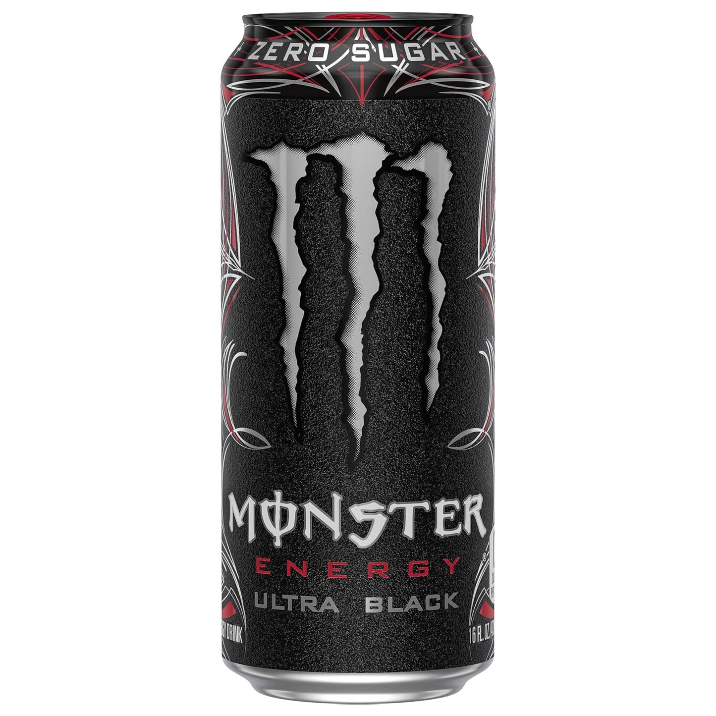 Monster Energy Ultra Black — 16 fl oz (473mL) × 15 Cans