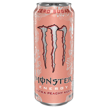 Monster Energy Ultra Peachy Keen — 16 fl oz (473mL) × 15 Cans