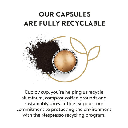 Nespresso Vertuo Capsules — Melozio (Medium Roast, Mug 7.8oz) × 30 Pods
