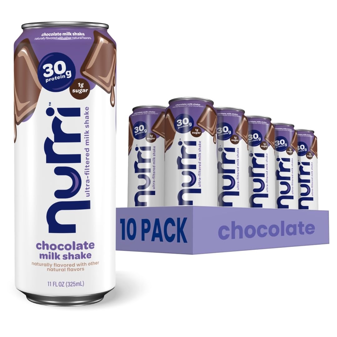 Nurri 30g Protein Ultra Filtered Milk Shake — 11 fl oz (325mL) × 10 Cans