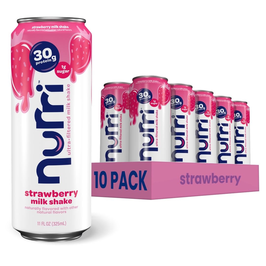 Nurri 30g Protein Ultra Filtered Milk Shake — 11 fl oz (325mL) × 10 Cans