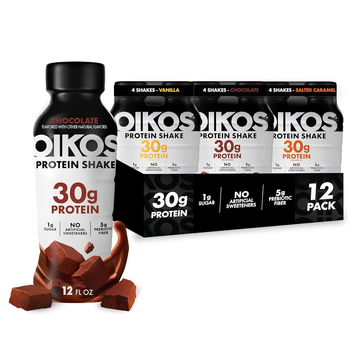 Oikos Protein Shake — 12 fl oz (355mL) × 12 Bottles