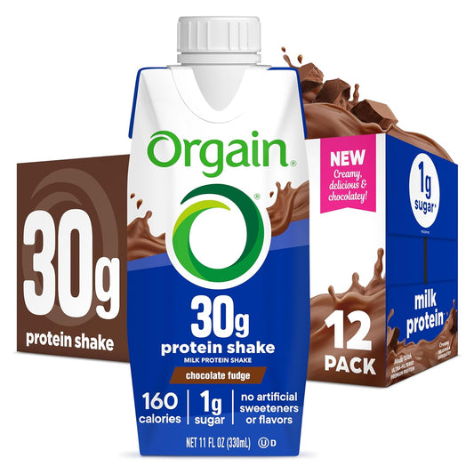 Orgain 오가인 30g 프로틴 셰이크 — 325mL (11 fl oz) × 12병