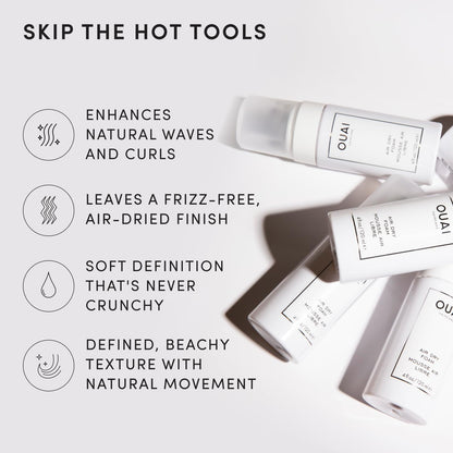 OUAI 우아이 에어 드라이 폼 - 120mL (4 fl oz)