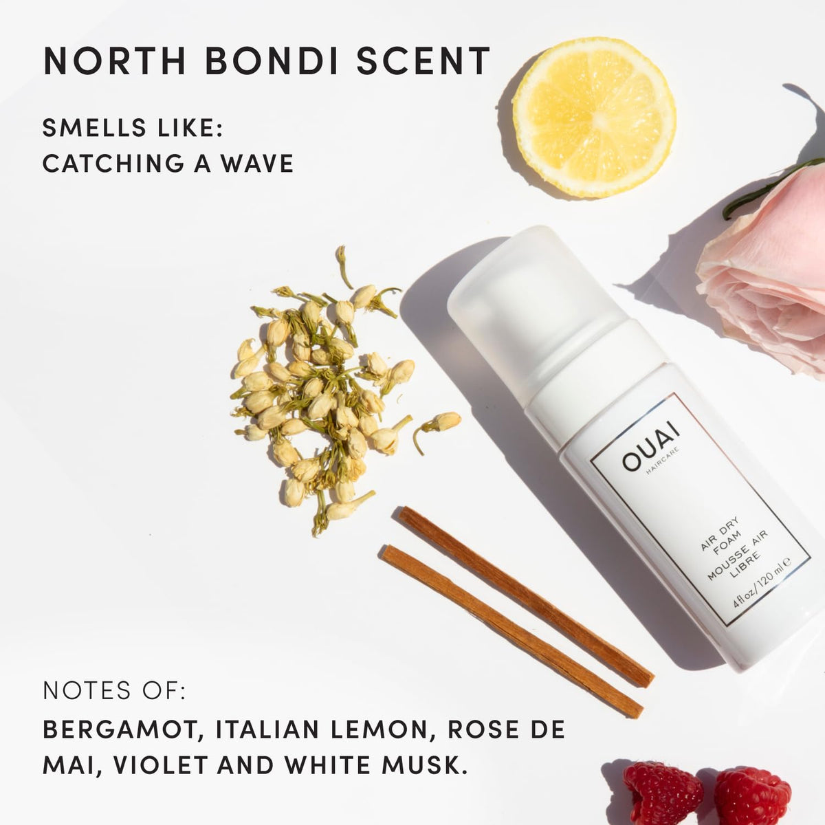 OUAI 우아이 에어 드라이 폼 - 120mL (4 fl oz)