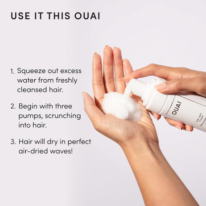 OUAI 우아이 에어 드라이 폼 - 120mL (4 fl oz)