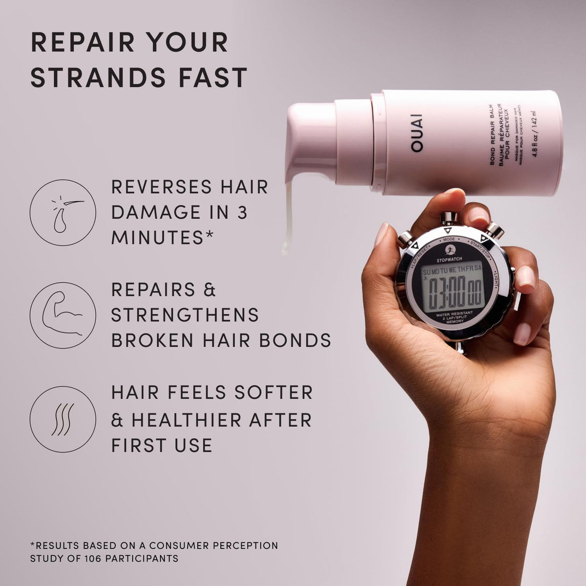 OUAI 우아이 본드 리페어 밤 - 142mL (4.8 fl oz)