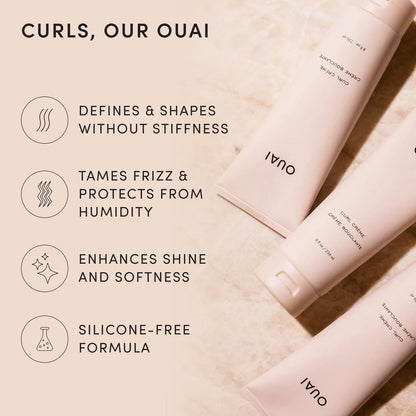 OUAI 우아이 컬 크림 - 236mL (8 fl oz)