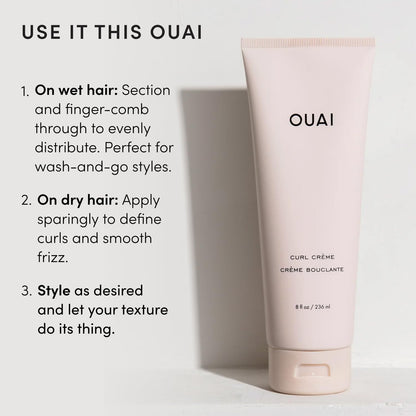 OUAI 우아이 컬 크림 - 236mL (8 fl oz)