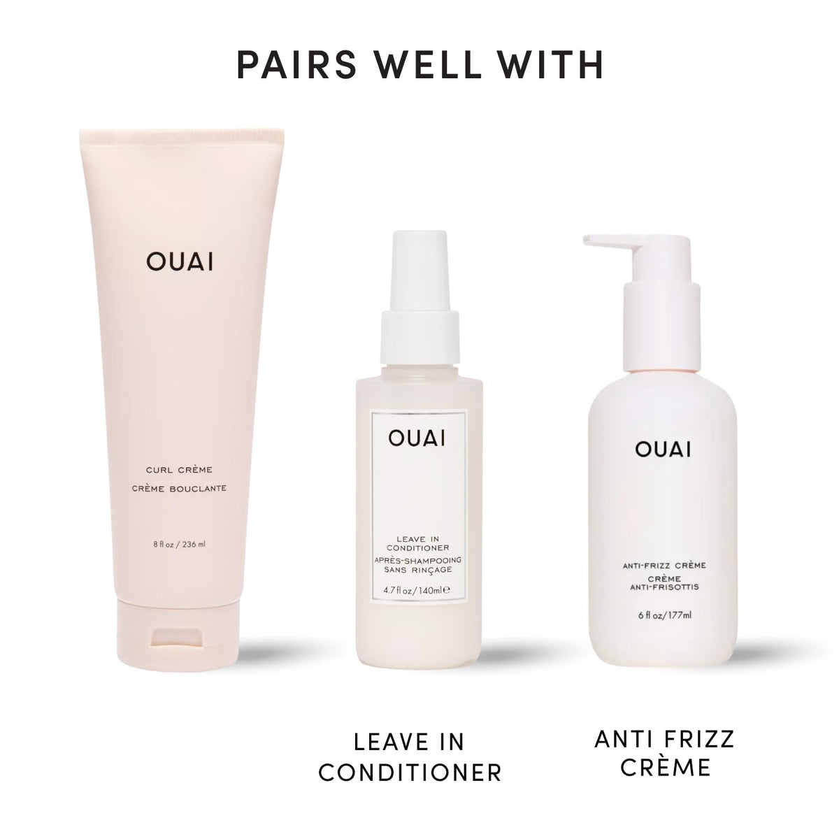 OUAI 우아이 컬 크림 - 236mL (8 fl oz)