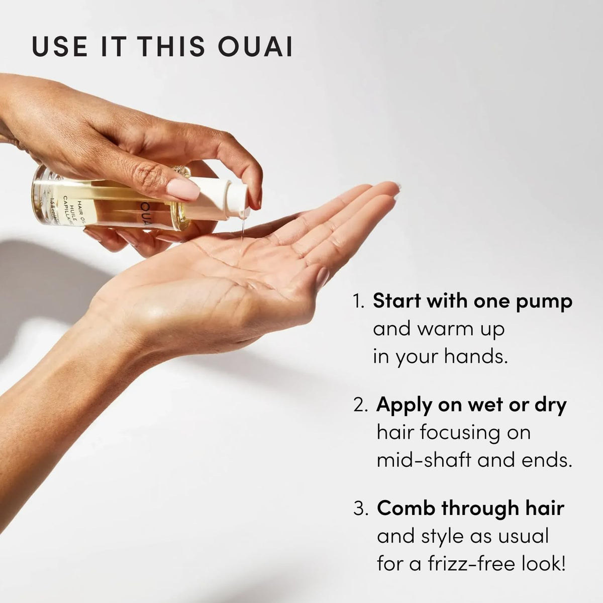 OUAI 우아이 헤어 오일 - 45mL (1.5 fl oz)