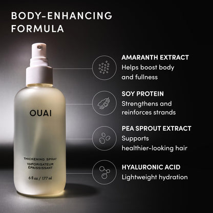 OUAI 우아이 띠크닝 스프레이 - 177mL (6 fl oz)
