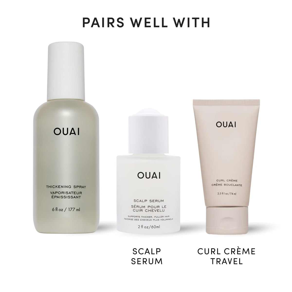 OUAI 우아이 띠크닝 스프레이 - 177mL (6 fl oz)