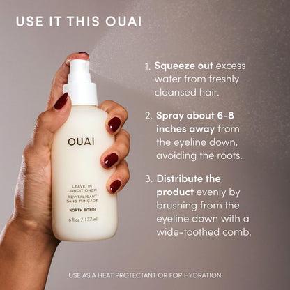 OUAI 우아이 리브인 컨디셔너 - 177mL (6 fl oz)
