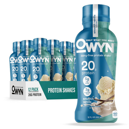 OWYN Plant Based Protein Shake — 12 fl oz (355mL) × 12 Bottles