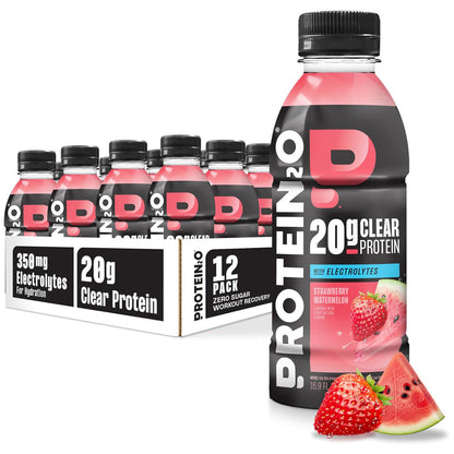 Protein2o 20g Whey Protein Infused Water — 16.9 fl oz (500mL) × 12 Bottles