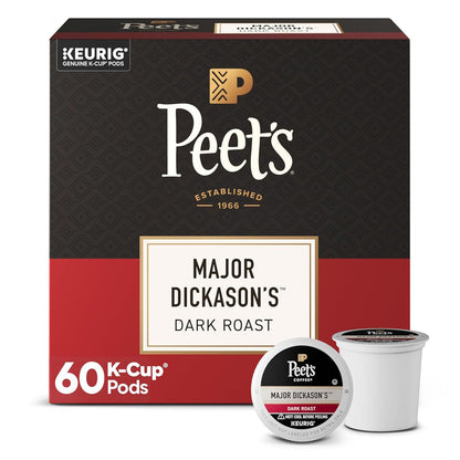 Peet's Coffee K-Cup Pods — 60 Pods