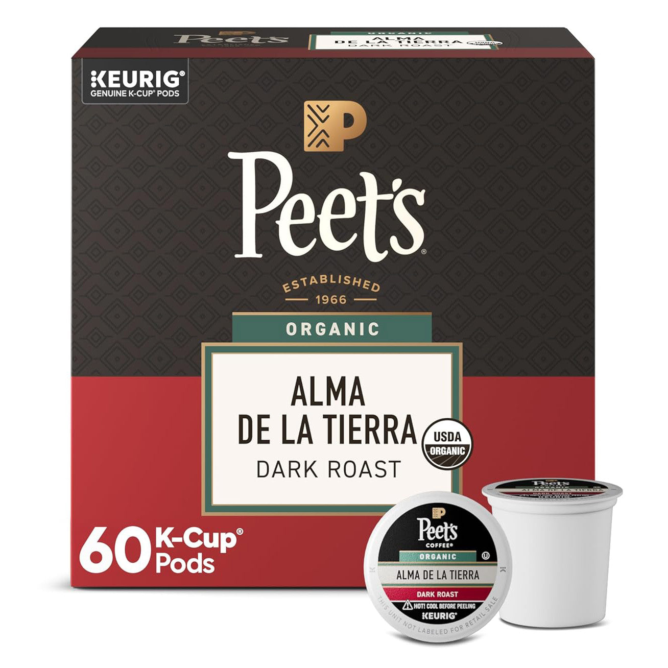 Peet's Coffee K-Cup Pods — 60 Pods