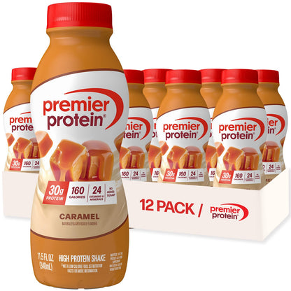 Premier Protein Shake (No Sugar) — 11.5 fl oz (340mL) × 12 Bottles