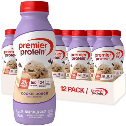 Premier Protein Shake (No Sugar) — 11.5 fl oz (340mL) × 12 Bottles